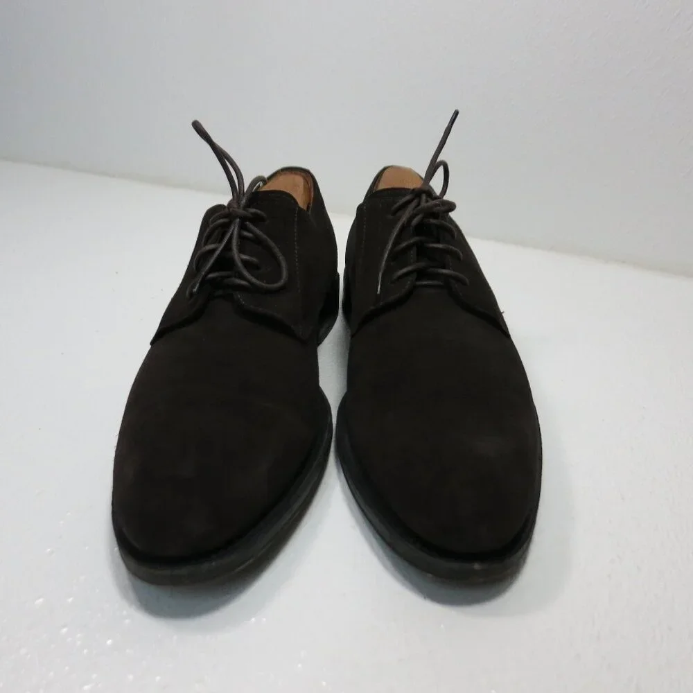 Aquatalia Arturo Suede Leather Dress Oxfords Footwear Men's Dress Shoes Sz 10